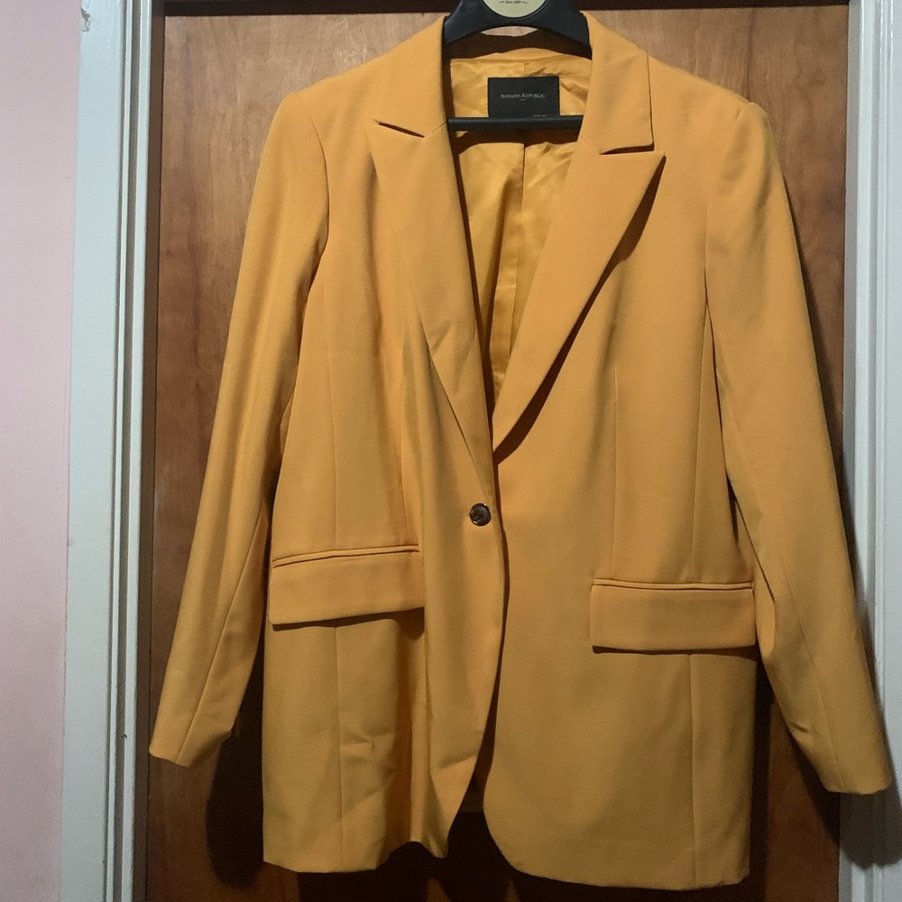 Women's Mustard Blazer
